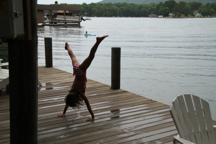 Beautiful sunsets at smith mountain lake dock - jane at the lake