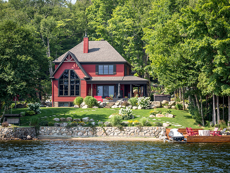 lake front luxury property