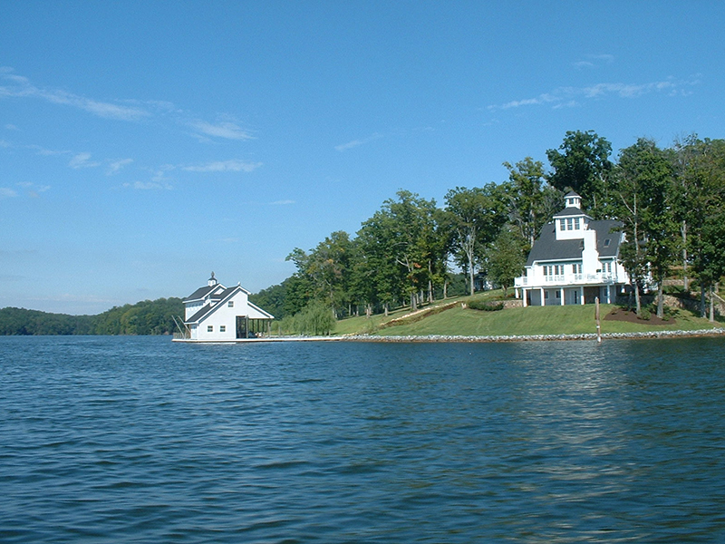 lakefront house