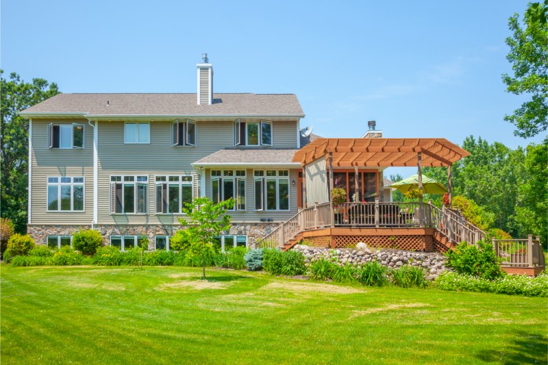 Home with Covered Deck
