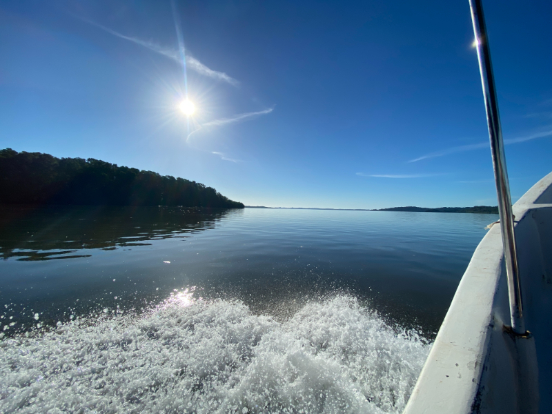 sea view on the boat